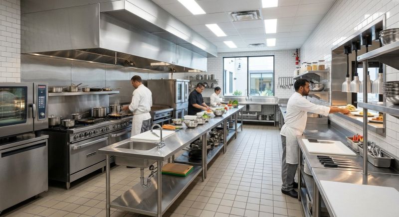 Commercial Kitchen Remodeling project example